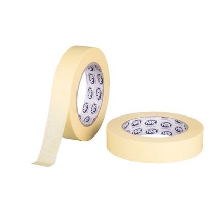 Afbeeldingen van Masking tape 110°C geel 25MM 50M