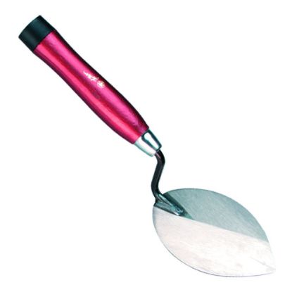 Afbeeldingen van MELKMEISJE Tegeltroffel spits houten greep met dop 160MM