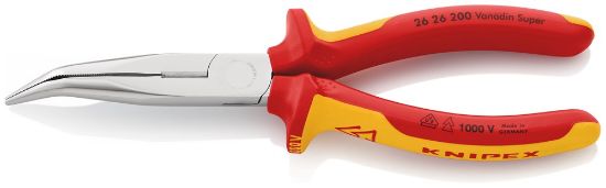 Afbeeldingen van KNIPEX Telefoontang zijsnijder 2626200 DIN5745 55°