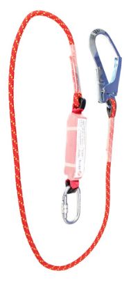 Afbeeldingen van ELLERsafe Vanglijn + valdemper LB101 karabijnhaak/pijphaak 2M