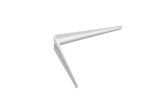 Afbeeldingen van Plankdrager staal geperst wit 185X245MM