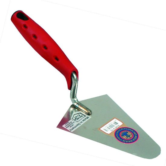 Afbeeldingen van MELKMEISJE Pleistertroffel RVS rond 2K-softgrip 160MM