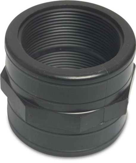 Afbeeldingen van Sok PP zwart ½" binnendraad 10bar