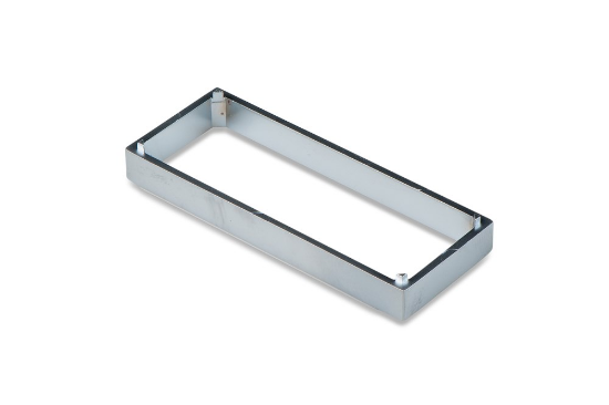 Afbeeldingen van Tussenplaat zamac RVS finish tbv RBM serie