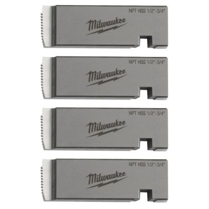 Afbeeldingen van MILWAUKEE Pijpdraadsnijder matrijs PTR2D ½"-¾" NPT HSS