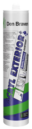 Afbeeldingen van ZWALUW Acrylaatkit Exterior+ grijs 310ML