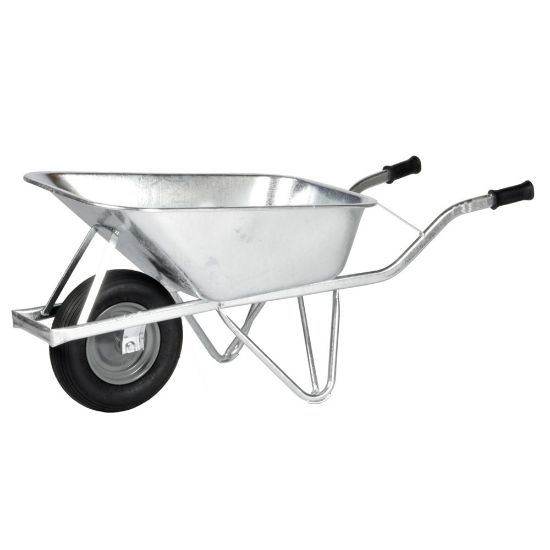 Afbeeldingen van MATADOR Kruiwagen 110-RH rechthoekige bak 100L met 4-ply band