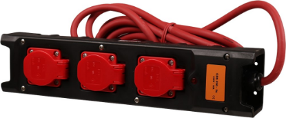 Afbeeldingen van KELFORT Stekkerdoos 3x met deksel NY 5M 3X1,5