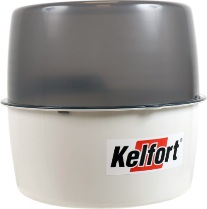 Afbeeldingen van KELFORT Dispenser wit rookglas t.b.v. industriepapier