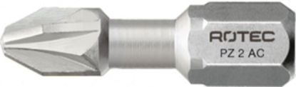 Afbeeldingen van ROTEC Torsionbit ¼" PRO PZ3 25MM C6,3 RVS 10x