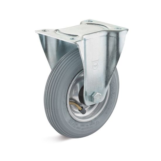 Afbeeldingen van TORWEGGE Bokwiel luchtband met plaat LRS1 185X45MM h=210MM 50kg