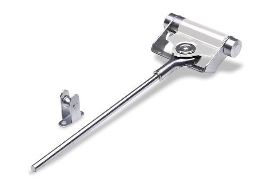 Afbeeldingen van IBFM Deursluiter zwaarte 4 staal wit inclusief stelgereedschap