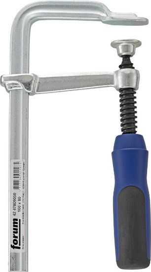 Afbeeldingen van FORUM Lijmklem massief staal 2-componenten greep 400X120MM