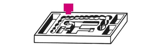 Afbeeldingen van BETA Harde thermogevormde bak leeg CB/2