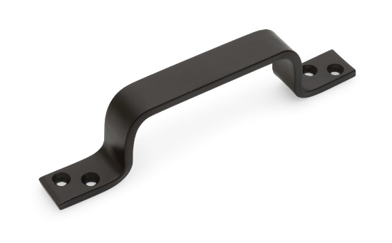 Afbeeldingen van DX Deurgreep staal zwart 140MM