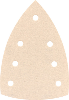 Afbeeldingen van KELFORT Klitschuurschijf DELTA wit 7-gat K120 10x