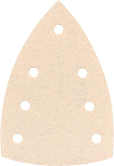 Afbeeldingen van KELFORT Klitschuurschijf DELTA wit 7-gat K120 10x