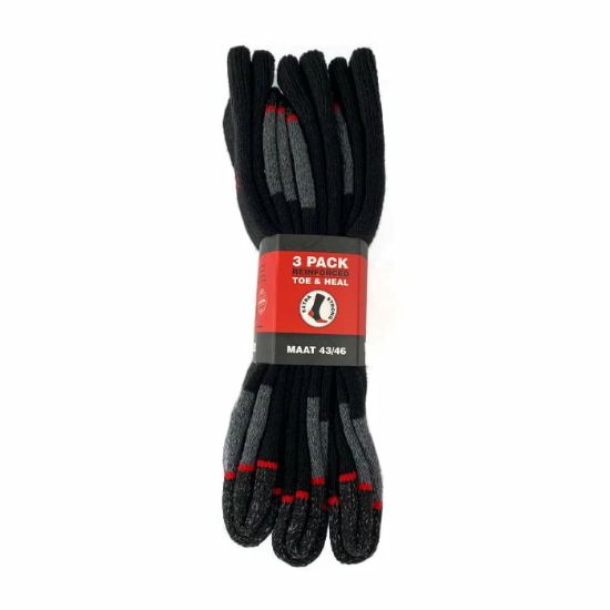 Afbeeldingen van SJEFFERS Werksokken 3-pack 43/46