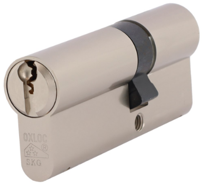 Afbeeldingen van OXLOC Profielcilinder dubbel O7 vernikkeld 30/45MM SKG**