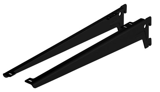 Afbeeldingen van Hoeksteun zwart 180MM