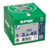 Afbeeldingen van SPAX Spaanplaatschroef verzonkenkop WIROX deeldraad T20 3,5X45MM