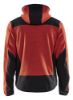 Afbeeldingen van BLÅKLÄDER Gebreid jack met softshell 5940 gebrand rood/zwart 4XL
