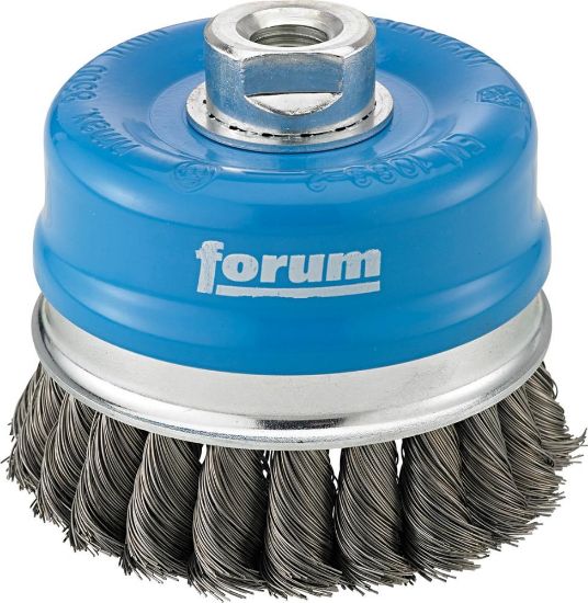 Afbeeldingen van FORUM Komborstel getordeerd staaldraad M14 80X0,8MM