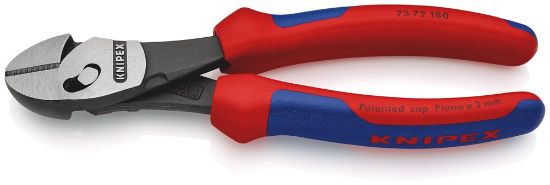 Afbeeldingen van KNIPEX Zijsnijtang TwinForce 7372180 DIN5749 180MM