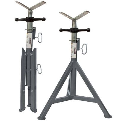 Afbeeldingen van Pijpsteun vast met V-kop