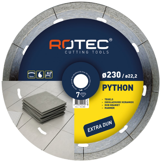 Afbeeldingen van ROTEC Diamantzaagblad SPEEDY 230X1,4X25,4MM