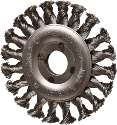 Afbeeldingen van IRONSIDE Staaldraadborstel getordeerd 115X22,2MM