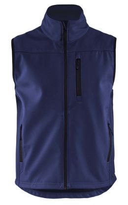 Afbeeldingen van BLÅKLÄDER Softshell bodywarmer 8170 marineblauw 2XL