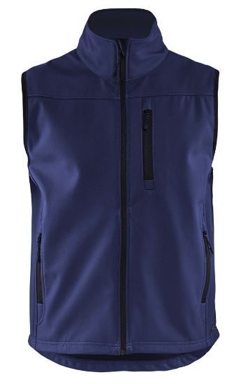 Afbeeldingen van BLÅKLÄDER Softshell bodywarmer 8170 marineblauw XS