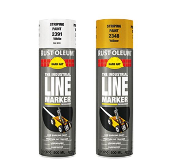 Afbeeldingen van RUST-OLEUM Lijnenverf geel 500ML