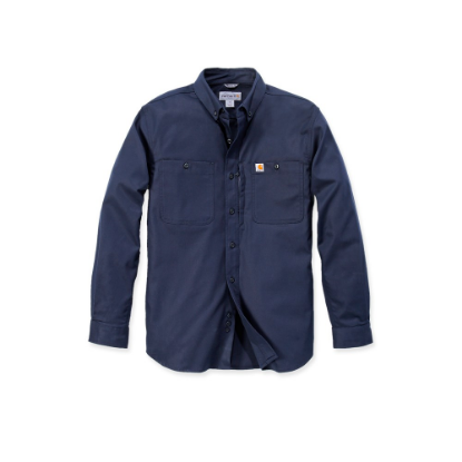 Afbeeldingen van CARHARTT Overhemd rugged prof 102538 navy 2XL