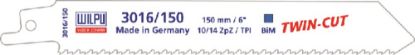 Afbeeldingen van WILPU Reciprozaagblad WILPU 3016/150 TWIN-CUT 5x
