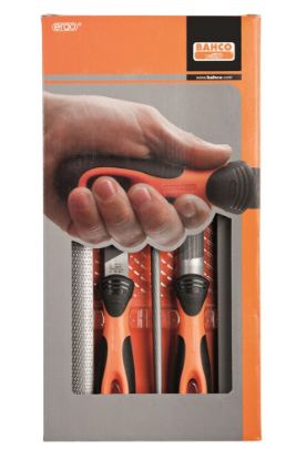 Afbeeldingen van BAHCO Vijlenset basterd ERGO 200MM 5x