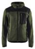 Afbeeldingen van BLÅKLÄDER Gebreid vest met softshell 4930 army groen/zwart M