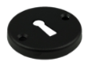 Afbeeldingen van Afdekrozet SLG type 3 RH recht zwart