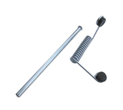 Afbeeldingen van Deurveer (inbouw) staal VZ met scharnierpen