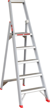 Afbeeldingen van KELFORT Plateautrap enkel oploopbaar 5 treden 119CM