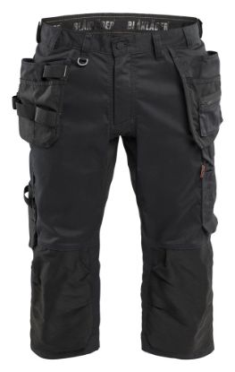 Afbeeldingen van BLÅKLÄDER Piraatbroek met 2-weg stretch 1754 zwart C44