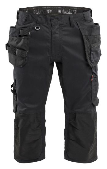 Afbeeldingen van BLÅKLÄDER Piraatbroek met 2-weg stretch 1754 zwart C44