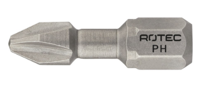 Afbeeldingen van ROTEC Torsionbit ¼" PRO PH1 25MM C6,3 BASIC 2x