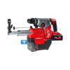 Afbeeldingen van MILWAUKEE Accu combihamer M18ONEFHXDEL-552C ONE-KEY SDS-Plus 26MM met stofafzuiging
