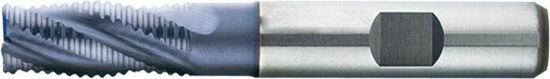 Afbeeldingen van FORUM Ruwfrees HSS-Co8% DIN844 type NR Z4 TiAiN kort 8,0MM