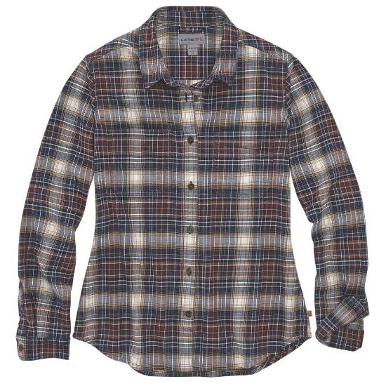 Afbeeldingen van CARHARTT Overhemd Hamilton flannel dames 104516 twilight XS