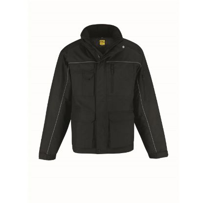 Afbeeldingen van B&C Werkjas Shelter Pro 5JUC41 zwart 2XL