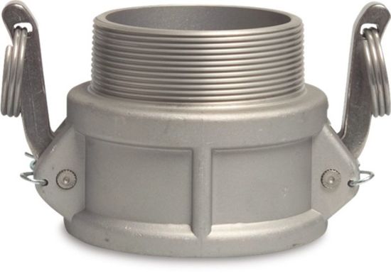 Afbeeldingen van Snelkoppeling aluminium 1" M-deel Camlock B/buitendraad 16bar