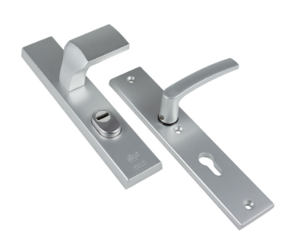 Afbeeldingen van Voordeurgarnituur PC72 KTB recht kruk 332